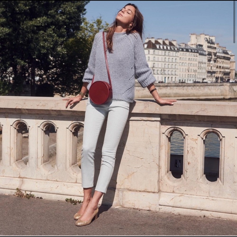 (ISO) in search of Sézane Clara in Blue houndstooth 34/36